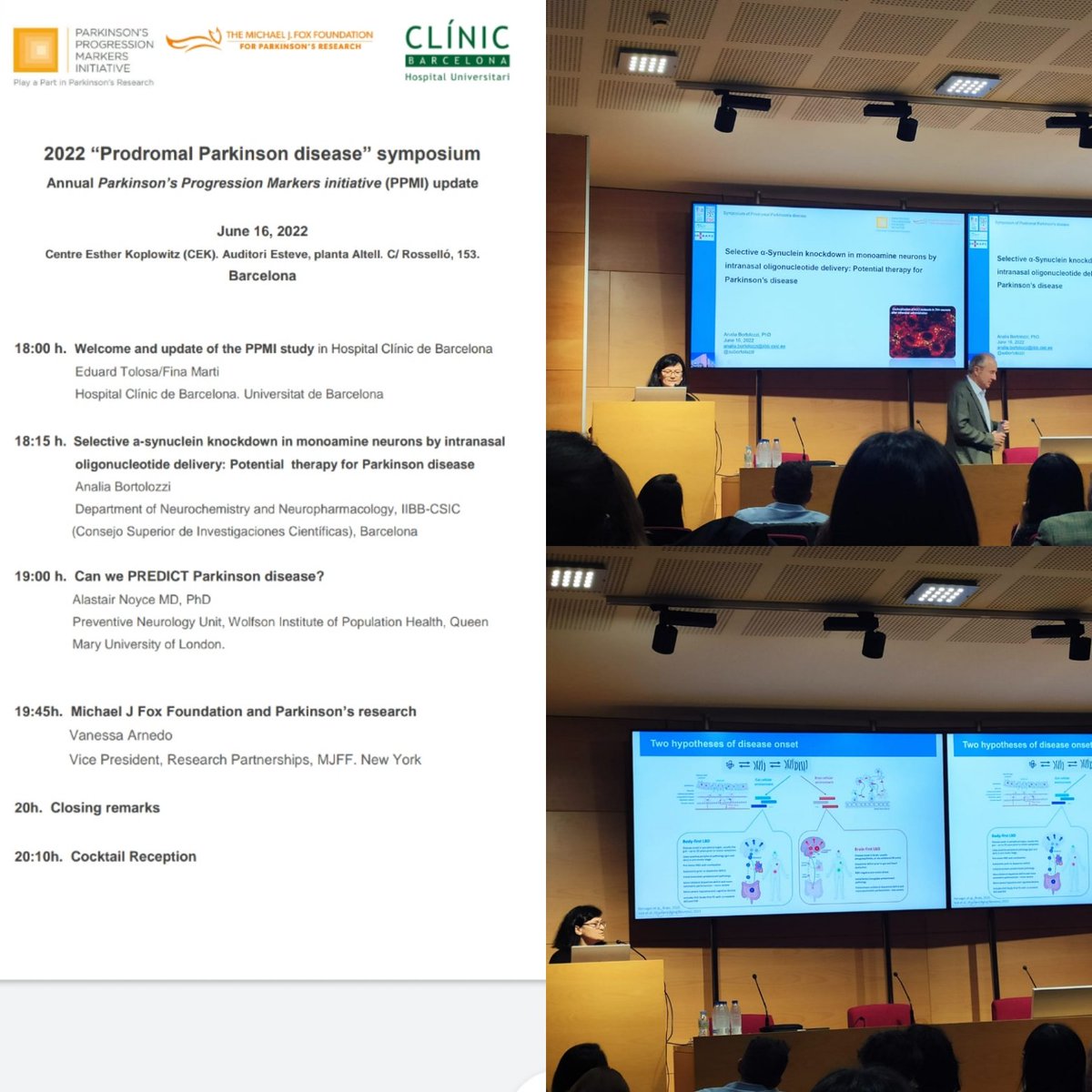 Analia Bortolozzi (@aabortolozzi) on Twitter photo A great day being able to present the latest results of oligonucleotide-ligand conjugates as potential therapy for PD at the Prodromal Parkinson's disease simposium <a href="/iibbcsic/">IIBB - CSIC</a> <a href="/idibaps/">IDIBAPS</a> @CIBER_SAM <a href="/ciberned/">CIBERNED</a> <a href="/hospitalclinic/">Hospital Clínic</a> A great day being able to present the latest results of oligonucleotide-ligand conjugates as potential therapy for PD at the Prodromal Parkinson's disease simposium <a href="/iibbcsic/">IIBB - CSIC</a> <a href="/idibaps/">IDIBAPS</a> @CIBER_SAM <a href="/ciberned/">CIBERNED</a> <a href="/hospitalclinic/">Hospital Clínic</a>
