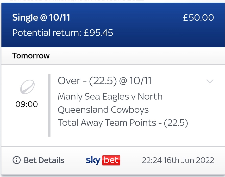 nrltips4020's tweet photo. The @NRL continues tomorrow with @SeaEagles hosting the @nthqldcowboys after back to back upsets were hoping to get back to winning ways. I believe the cowboys will win but backing cowboys team points. Over 22.5. Whos with me? #TrustTheProcessEnjoyTheProcess #TTPETP #NRL https://t.co/hctVIBRijq