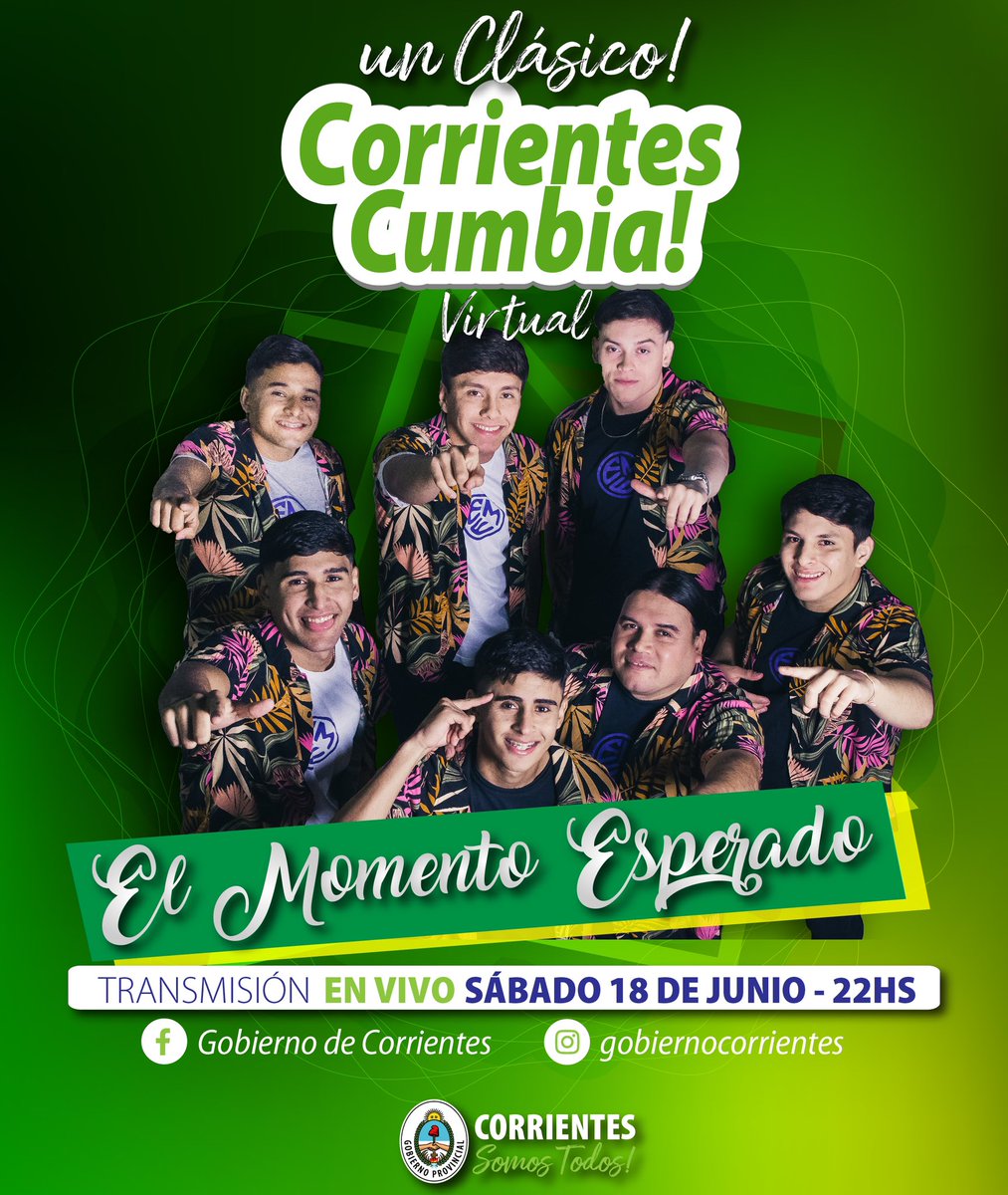 MomentoEsperado's tweet photo. Nos vemos el sabadooo🫵🏽🤩

Canal 13Max
🔹Facebook: Gobierno de Corrientes 
🔸Instagram: @gobiernocorrientes https://t.co/Kf04TYvNn1