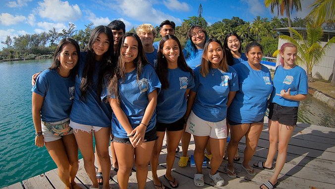 UH hosts high school students overnight on Moku o Loʻe (Coconut Island) - The Summer Marine Mammal Intensive Learning Experience program is designed for Oahu high school students to learn about marine mammal science in a hands-on environment ➡️ bit.ly/3aZsnMV <a href="/himb_soest/">Hawai‘i Institute of Marine Biology</a>