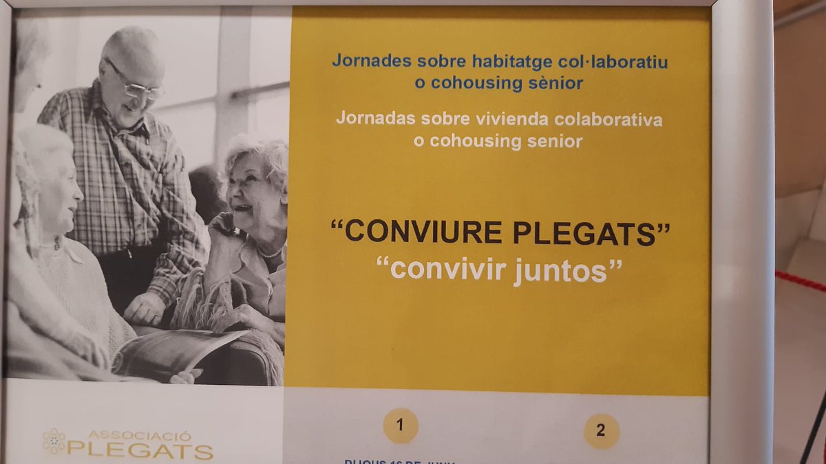 imasmallorca's tweet photo. 👥 Defensam el dret a decidir com i on envellir.

👉 Coneixem més sobre #cohousingsenior a les jornades organitzades per l'associacio #Plegats.

👉 Un alternativa a les residències que consisteix en compartir habitatge, mitjançant una gestió col·laborativa i autogestionada. https://t.co/RPUimEM7Xv