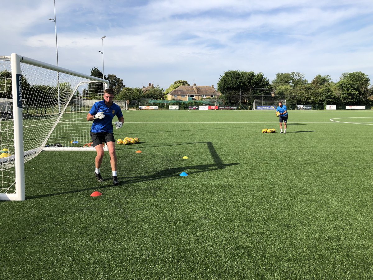 A real privilege to be able to support <a href="/England/">England</a> CP Gk <a href="/RyanKay1996/">Ryan Kay</a> and <a href="/amputeefootball/">England Amputee FA</a> GK @GazMarheineke with use of our facility <a href="/stivestownfc/">St Ives Town FC</a>. <a href="/CathGilby/">Catherine Gilby</a> <a href="/philipheap/">Philip heap</a> #ParaFootball