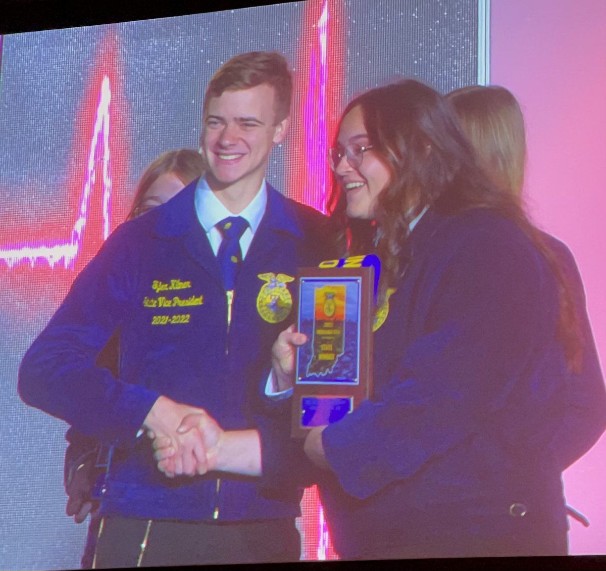 rushvilleffa1's tweet photo. Jenna Lawler is State Champion in 2 events!!!
State Champion Freshman Extemporaneous Public Speaking
State Champion Agriscience Food Science Division 3 https://t.co/yQYsgMRHEr