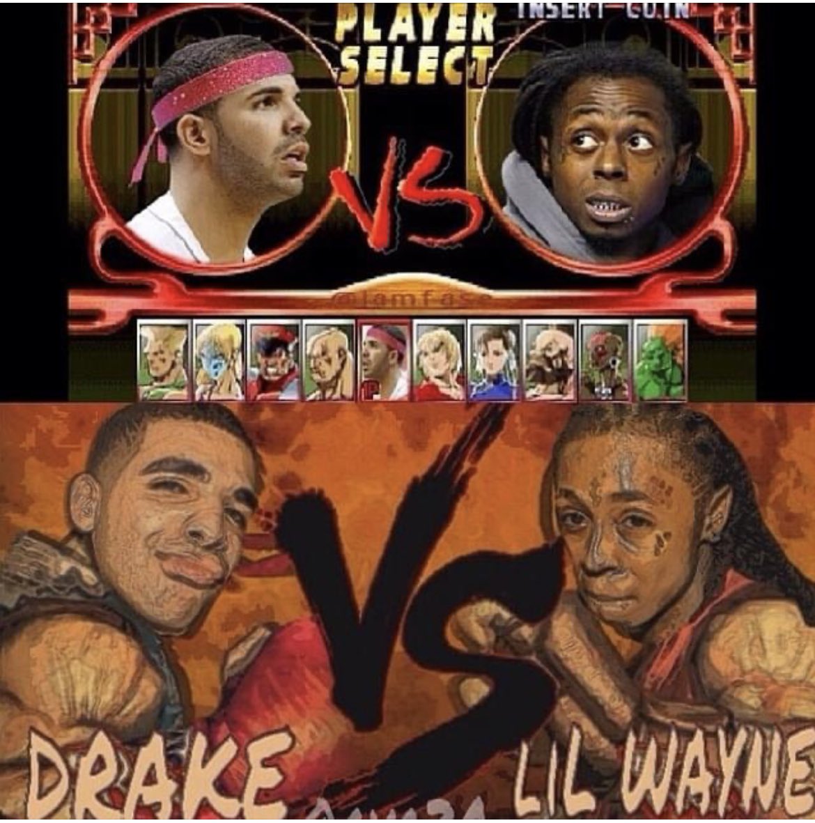 diamonon's tweet photo. This was a fun one.  #ThrowbackThursday #DrakeVsLilWayne https://t.co/WjDz1vnT8N