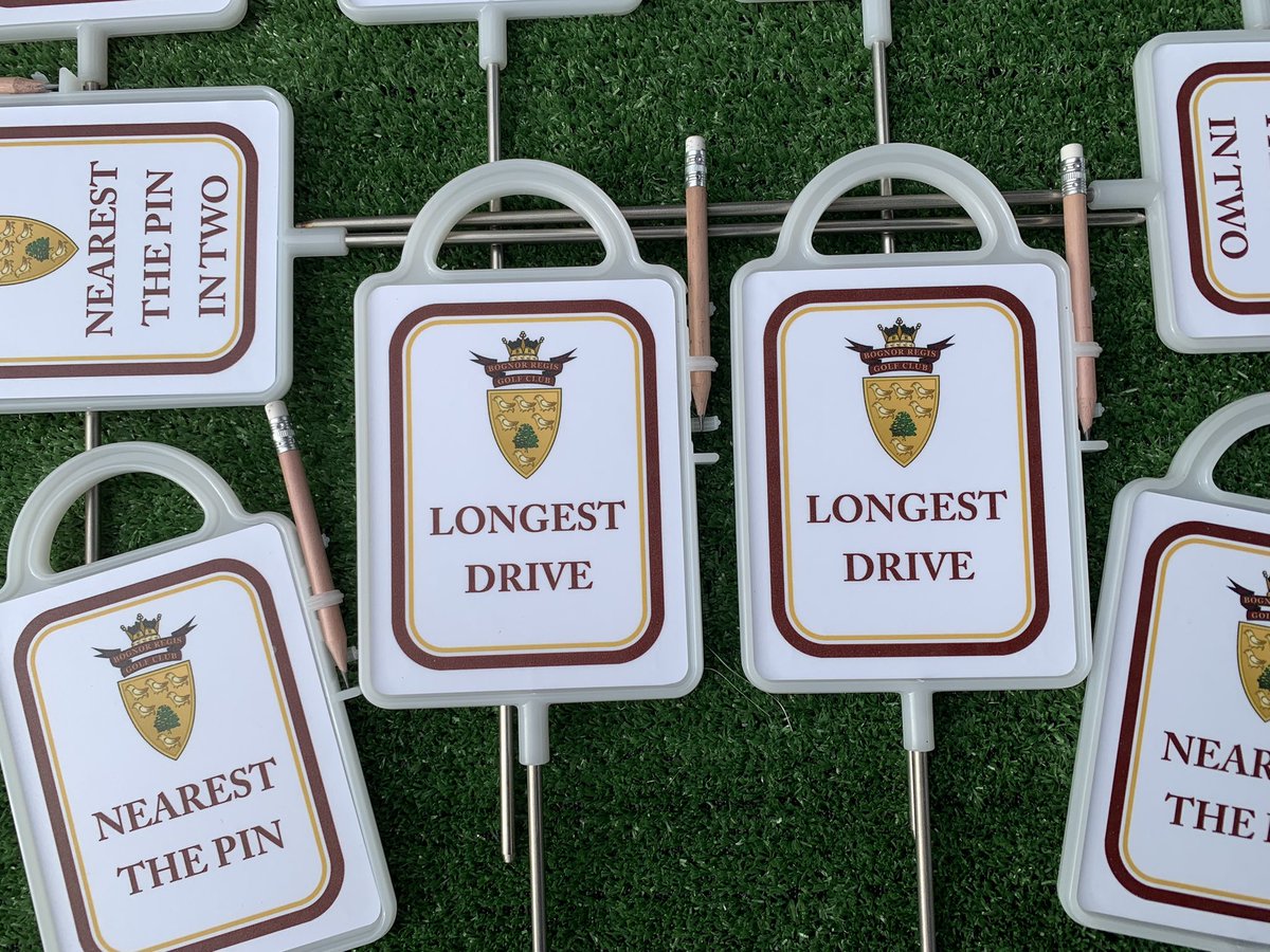 Signs4Golf's tweet photo. Always a pleasure supplying your home town golf club with our signage.
@BognorGolfClub are on their 3 rd order!! #customgolfsigns #golfpros #golfsignage https://t.co/0XGsun9OZI