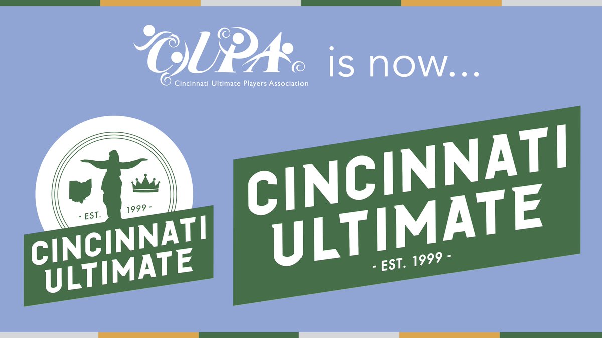 After 23 wonderful years of developing as an organization, we are excited to announce a fresh rebrand as Cincinnati Ultimate!