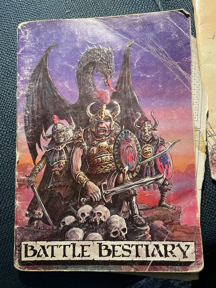 bigGF's tweet photo. My original warhammer rule books from 1984. Just one of those things you never let go of. #WarhammerCommunity #WarhammerCommunity #warhammer40k https://t.co/m5Vs4g6QUI