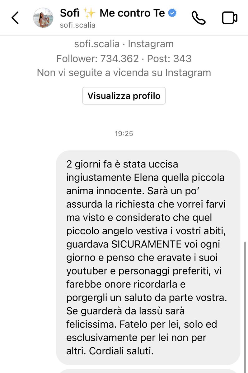 dimadami95's tweet photo. FACCIAMO ARRIVARE QUESTO MESSAGGIO A LUÌ E SOFÌ per la piccola ELENA!!!                 
#mecontrote #Elena #luìesofì @mecontrote #ElenaDelPozzo https://t.co/OrZvX1KeT7