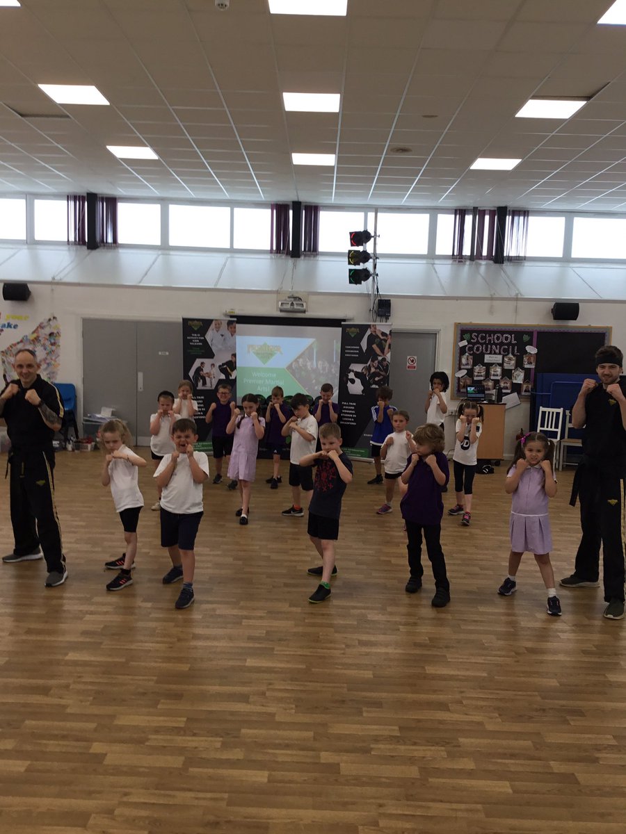 Year 2L really enjoyed our martial arts taster session today as part of healthy schools week. Thank you #premiermartialarts