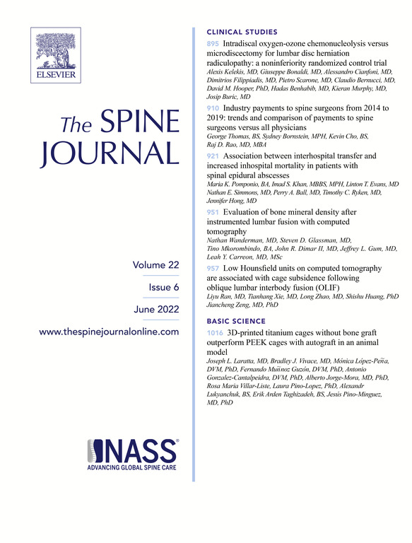 Recruiting in #Neurosurgery/Spine or #OrthopedicSurgery? Consider placing your ad in The Spine Journal to reach the NASS members. View rate card spkl.io/60124TOhg

#spine #medicaljournals #recruitmentadvertising #healthcarerecruiting #medicalstaffing #talentacquisition