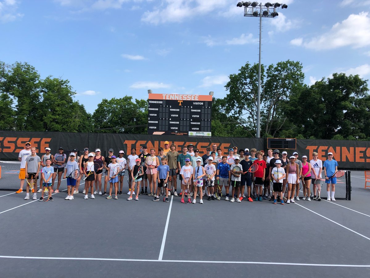 Vol_Tennis's tweet photo. the first week of our junior tennis camps has been a blast 😎

sign up for weeks 2 and 3 below ⤵️

REGISTER » https://t.co/L6zmrX2b93 https://t.co/6uuw2GjmhQ