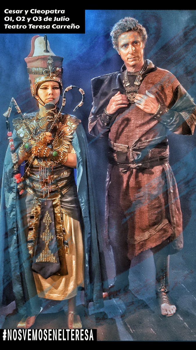 💖 Seguimos con los ensayos de 
César y Cleopatra.

📍Cada vez más cerca del estreno este 01, 02 y 03 de Julio.
🎭 Teatro Teresa Carreño 
<a href="/lamaquinateatro/">La Maquina Teatro</a> 
<a href="/TBuenpaso/">Teatro del Buenpaso</a>