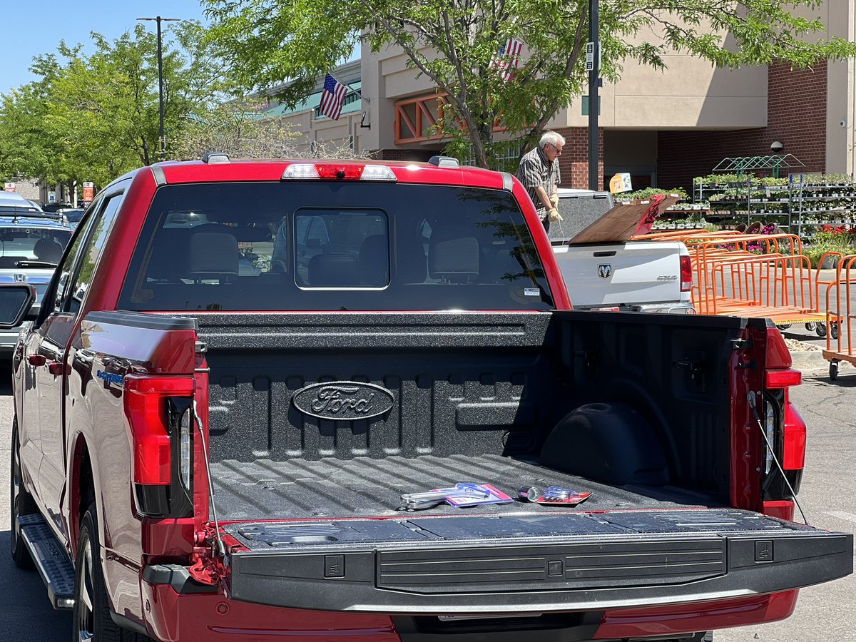 Good thing we brought the F-150 to Home Depot.