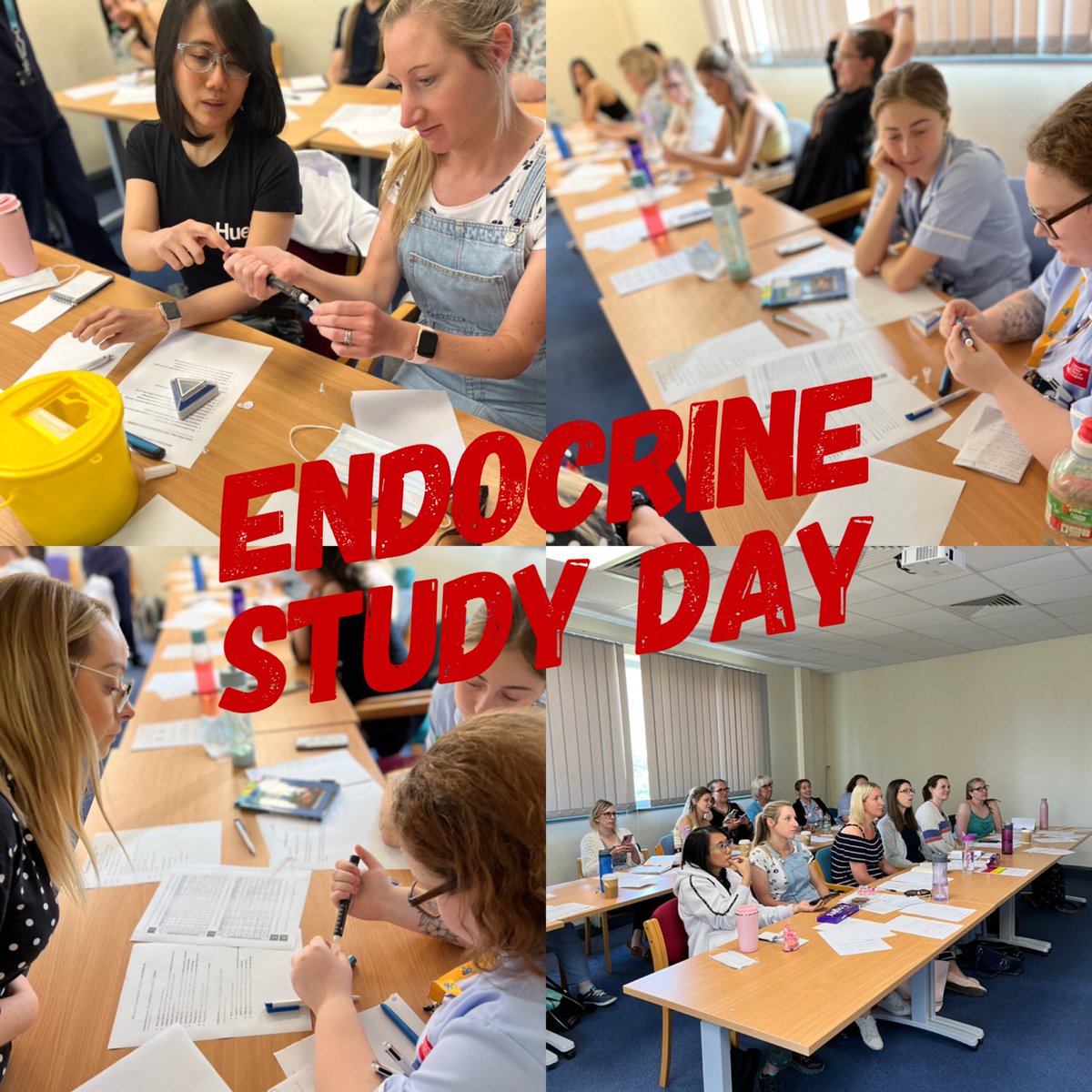 Big thanks to everyone attending the paediatric endocrine study day @PaedsGRH hope you’ve all had a good day #paediatricdiabetes <a href="/manfa77/">Sam Adams</a> 😊 #nurseeducation