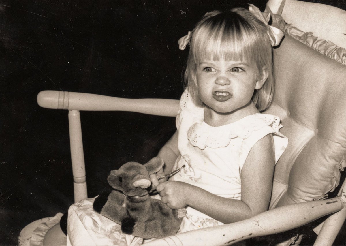 It's hard to find balance between expression and restraint, because feelings can be ugly. But it is entirely possible to be authentic with our less-than-nice feelings while still being respectful and kind (child-like not child-ish).  This is me snarling like no one is watching...