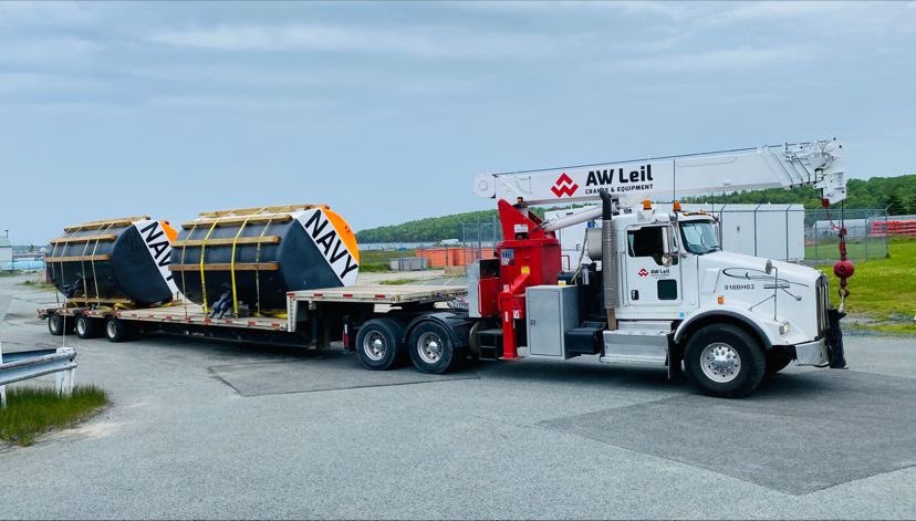 Not every job calls for a big, impressive crane. One of our 18T tractor-mounts paired up with a step deck or high bed trailer is as handy as a pocket on a shirt for load n’ deliver jobs. 

Give us a call 902-468-6288 or request a free quote online for your next project.