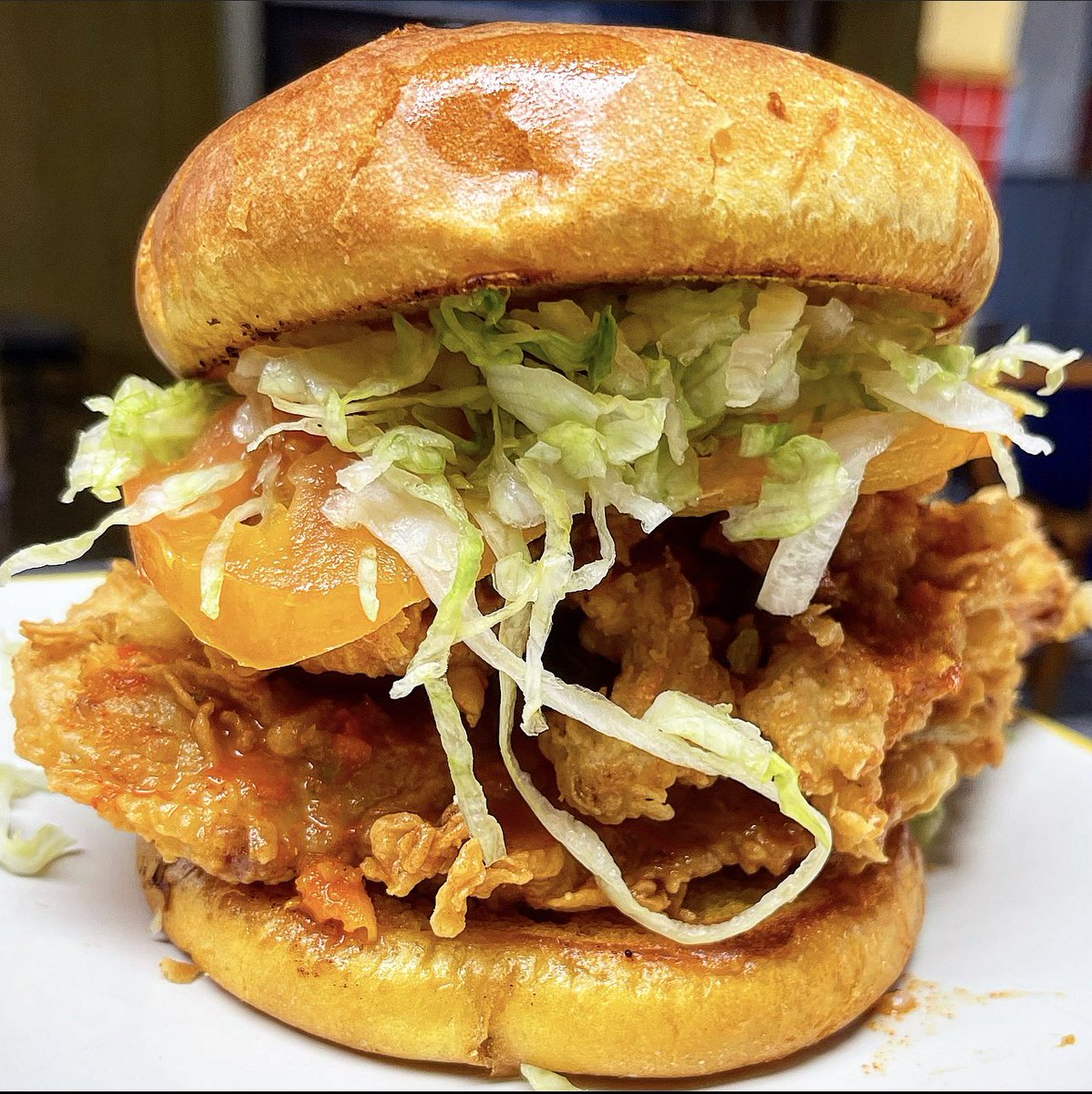 CFoodShack's tweet photo. WEEKEND SPEICAL !!! 
Buffalo Fried chicken and Crack Conch burger only at the C Food Shack (242)677-7710 https://t.co/wteEFsuOgy