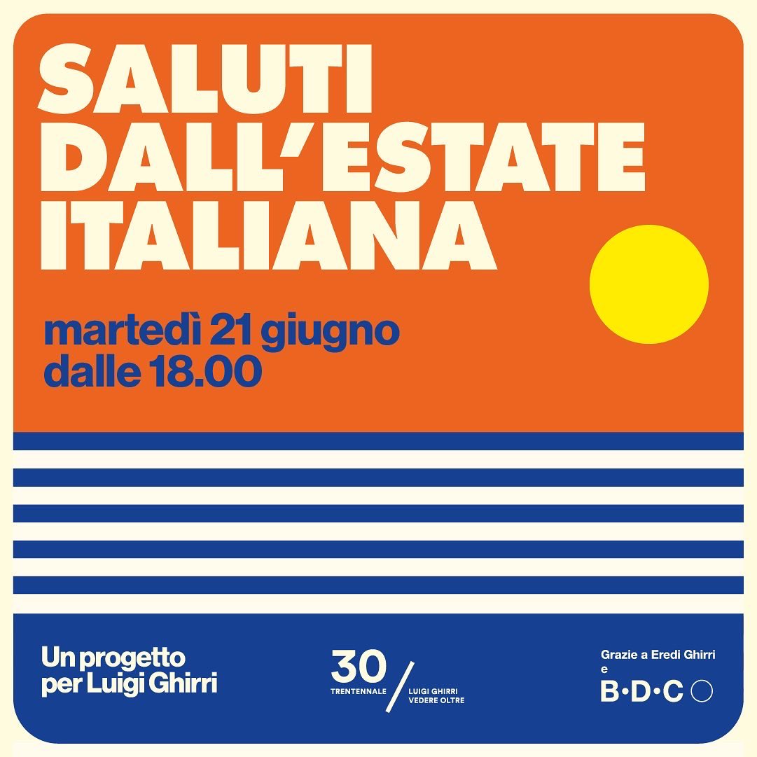In occasione del trentennale dalla scomparsa di Luigi Ghirri, gli Eredi Ghirri e BDC ricordano il fotografo con un set di cartoline in edizione limitata che riprendono alcuni soggetti della sua ricerca fotografica, accomunati dal tema dell’estate.

Info:
fb.me/e/1Uu0SyD6X