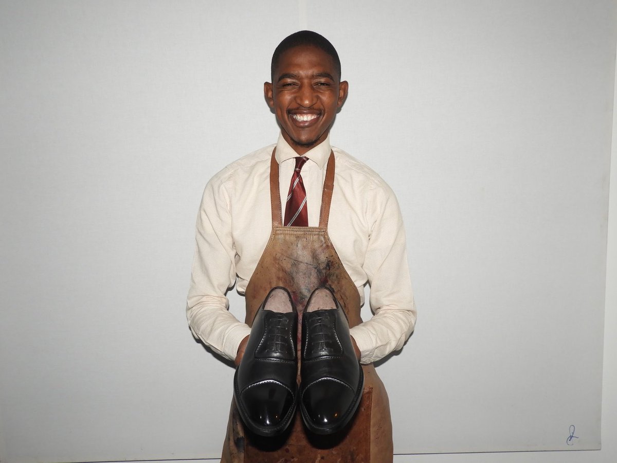 One of our shoemakers recently handed in his resignation &amp; that he is off to Paris to work for Corthay. I’m sad yet happy for him. It’s a career changing move. I’ll miss you brother &amp; I wish you all the best in your new journey and endeavours🙏🏾