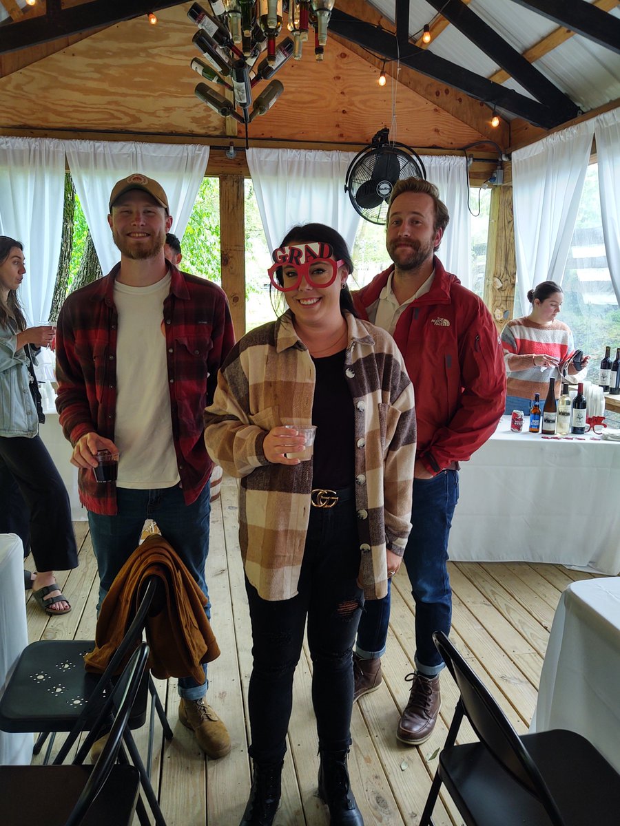 A wonderful end of the semester gathering of students and faculty!