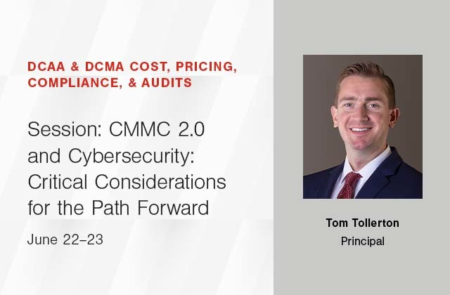 RHolmes_CPA's tweet photo. .@FORVIS’ Tom Tollerton will present alongside John Ellis, head of the DIBCAC, regarding #CMMC and #Cybersecurity and the critical path forward at @ACILegal’s 13th Advanced Forum from June 22-23 in Arlington, VA. https://t.co/BnC6Hk940i https://t.co/WaxJSveT6R