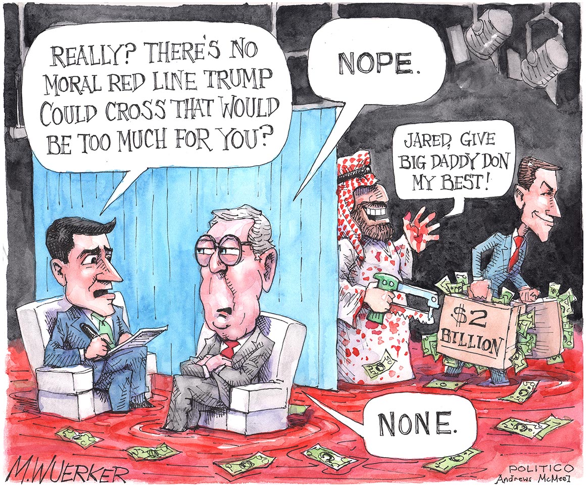 EandPCartoons's tweet photo. Matt Wuerker, Politico @wuerker #GoToJared https://t.co/hcj8lqKQY5