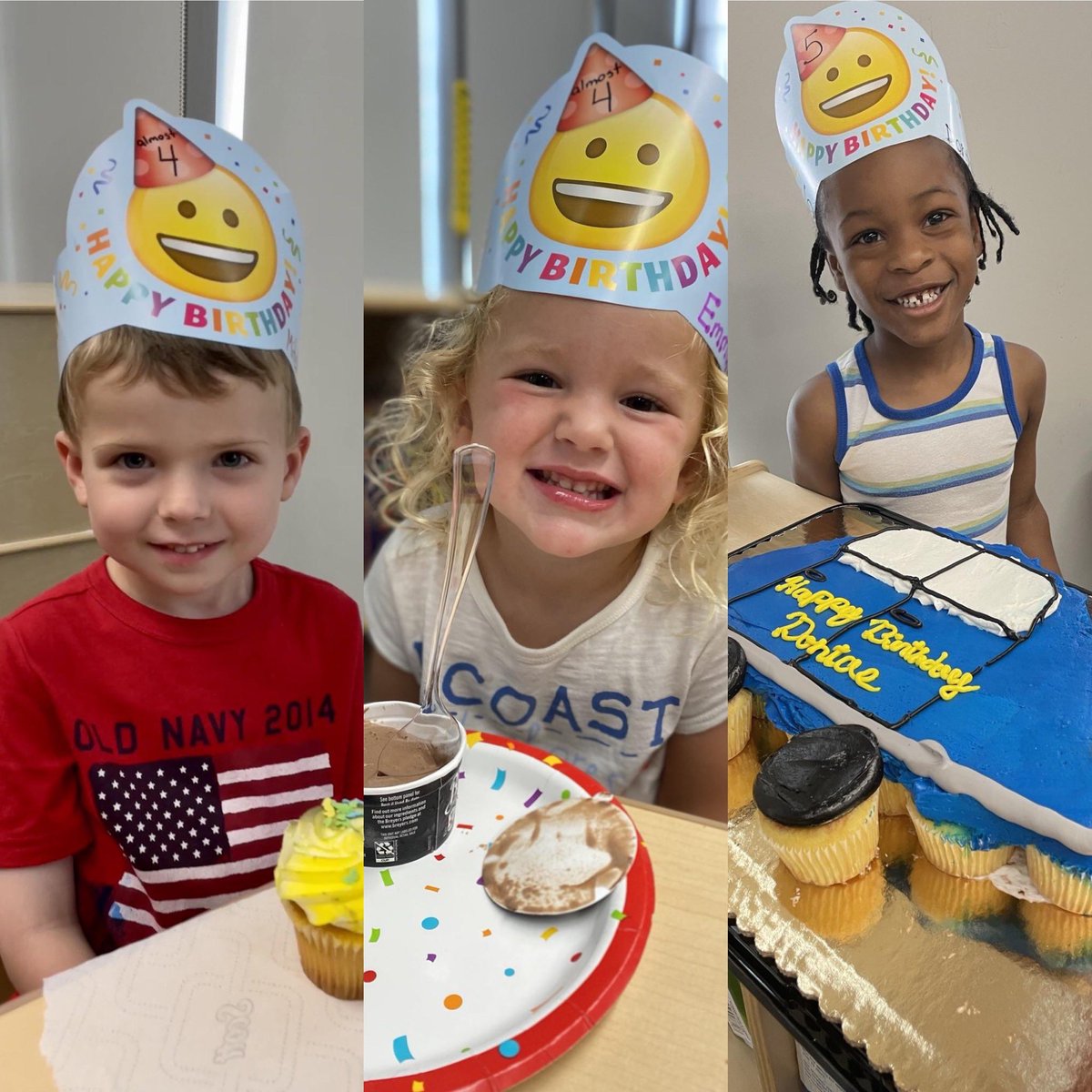 We celebrated all week!!! Birthdays 🎉 are the best!! Mitchell, Emma and Dontae we loved celebrating you!! 🧁 ✨ #barnegatinspires
