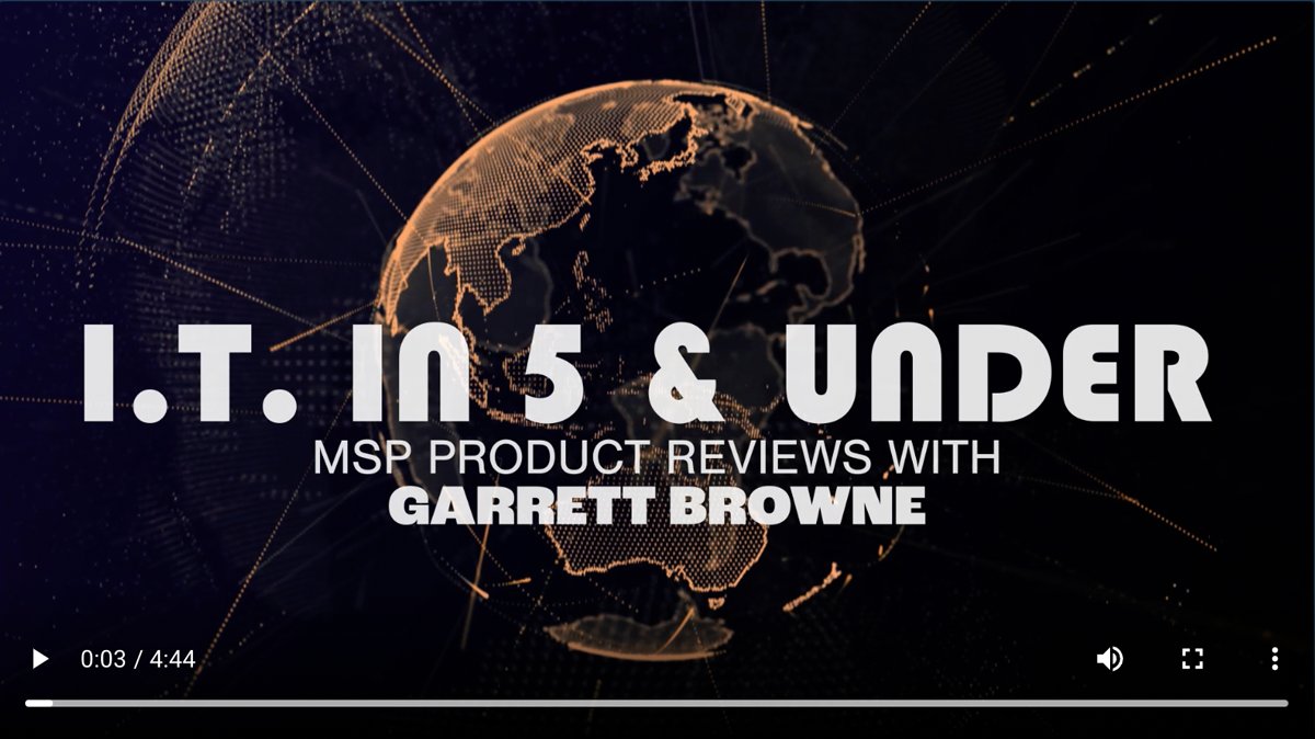 Check out Channel Program's review of SaaS Alerts by Channel Program's CTO, Garrett Browne on this installment of "I.T. in 5 &amp; Under". 
hubs.la/Q01dQFSd0

#cybersecurity #saassecurity #coveryoursaas #productreview #channelprogram #msptools