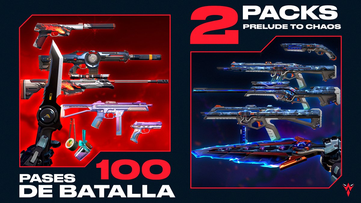 ¡¡SORTEO 100 PASES DE BATALLA Y 2 PACK DE SKINS PRELUDE TO CHAOS!! Para participar da RT al tweet y sigue los pasos del enlace, daré los ganadores en una semana :D gleam.io/c7TQo/sorteo-1…