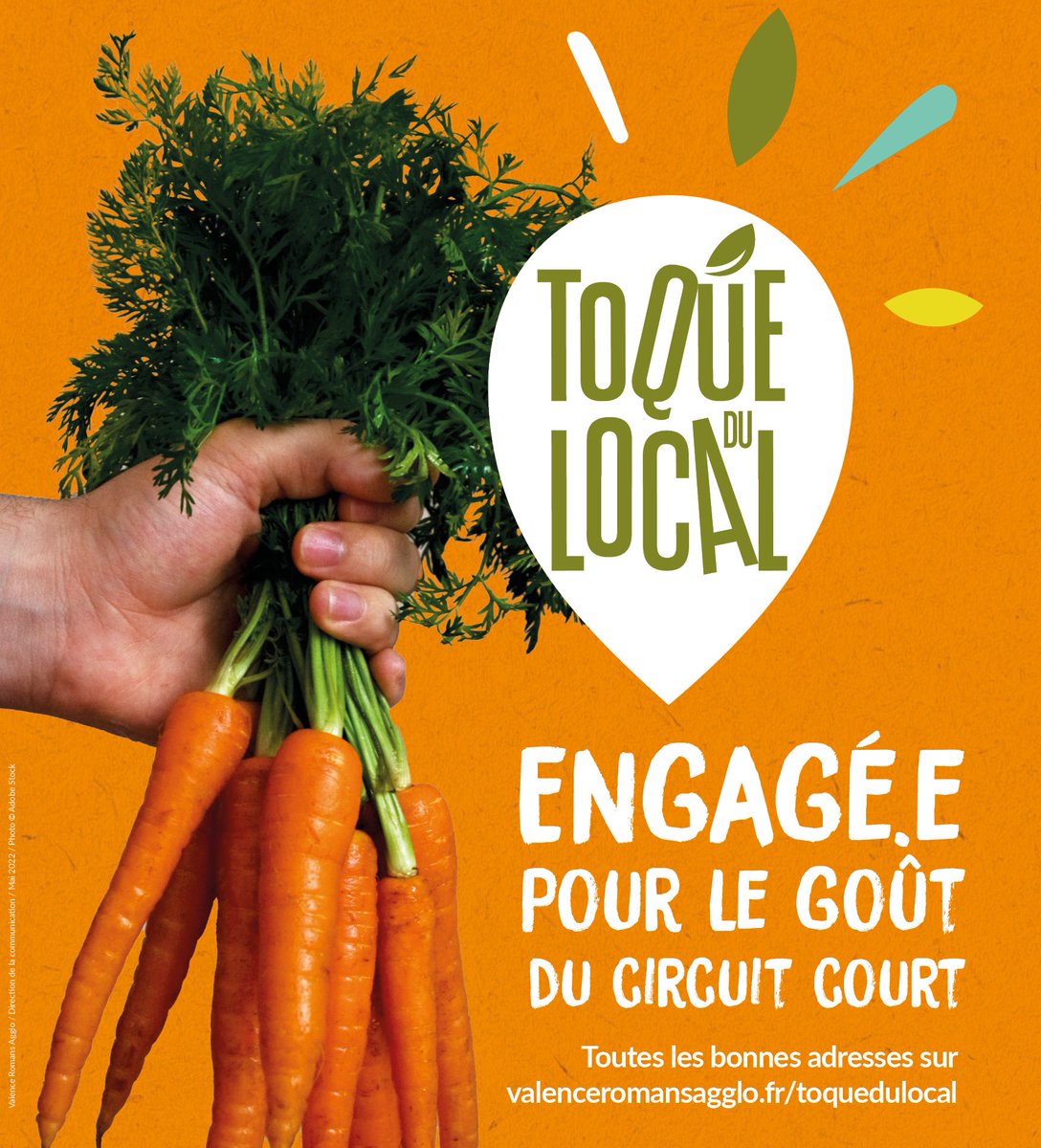 📣 Retrouvez-nous samedi matin, de 8h à 13h au cœur du marché de #Valence 📍 Place des Clercs, pour découvrir la nouvelle marque alimentaire de #ValenceRomanAgglo 👉 TOQUÉ DU LOCAL ! #producteur #restaurateur #agriculture #alimentation #circuitcourt #terroir #ToquéduLocal