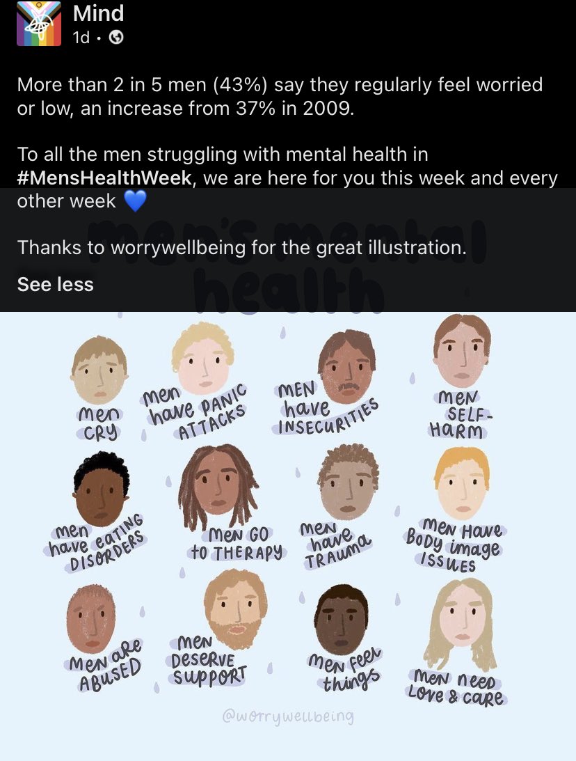 #MensHealthWeek #mentalhealth
