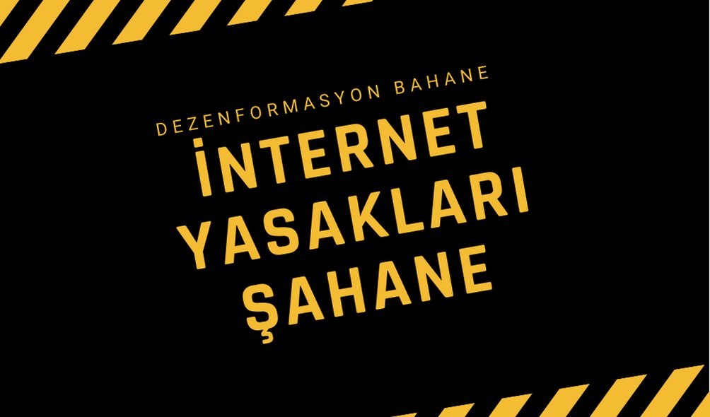 Dezenformasyon Yasa Tasarısı ile internet üzerindeki baskılar artarak devam edecek.

#internetyaşamdır
