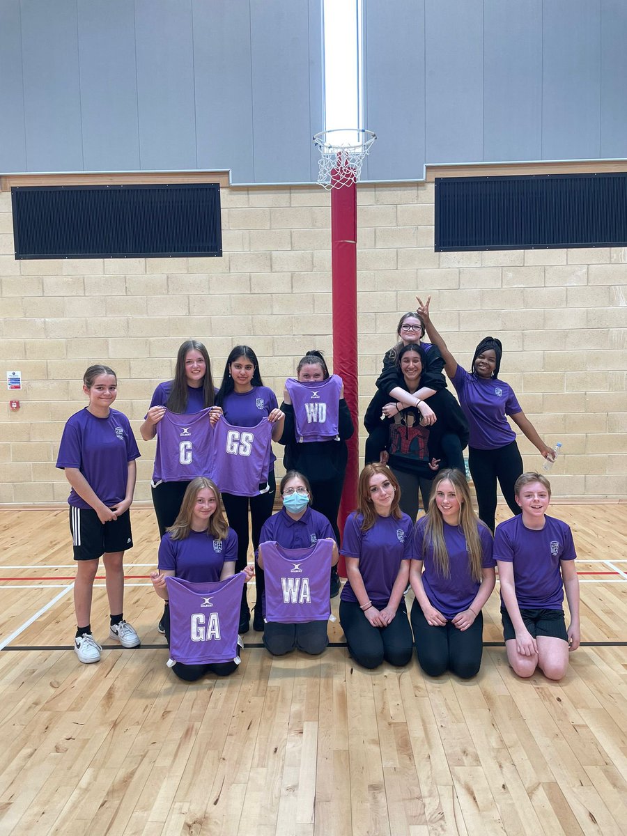 CumberAcadPE's tweet photo. Smiles all round at netball last night after our performance against @CalderheadHS

Excellent effort shown by both teams, and a great game to finish off the school year!

Well done team!!

@CumbernauldAcad 
@CAStudentVoice 

🏐💜 https://t.co/a9P0Ih7i8k