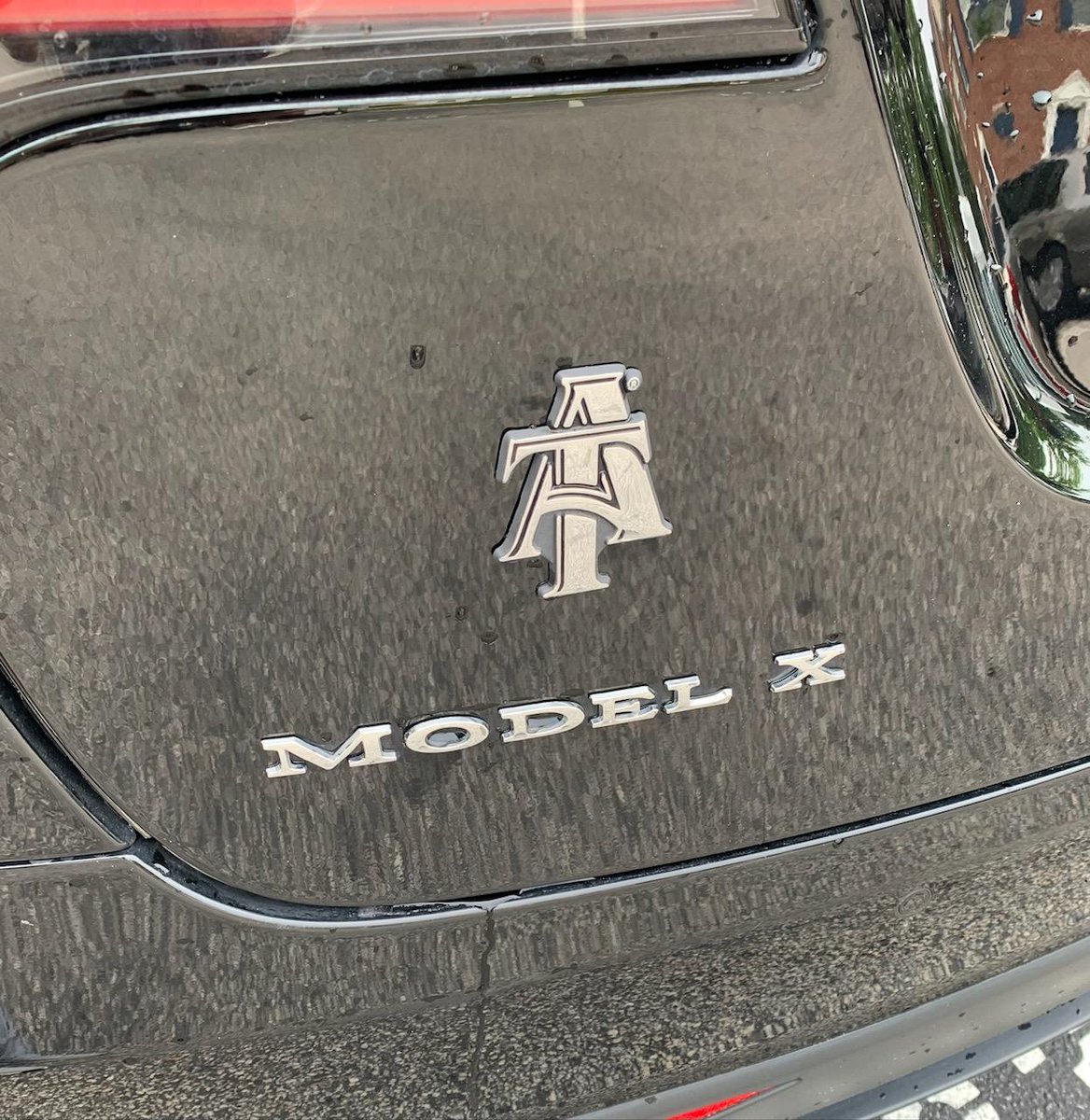 NCATemblem's tweet photo. Can't spell @Tesla without the A&amp;T!  So glad I could finally get my dream car #ncat @NCATalumni @ncatsuaggies https://t.co/xdspIrzDoA