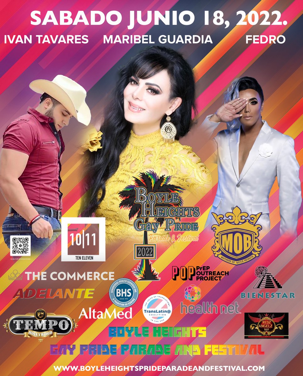 TransLatina_C's tweet photo. Ven y marcha con nosotr@s!!!

Únete al Boyle Heights Pride Parade and festival (@bhpridefest) este sábado 18 de junio. El desfile comenzará de 10 AM a 1 PM, y el festival comenzará de 1 PM a 11 PM.

#boyleheightspride #pride #pridemonth https://t.co/hmCRufsGZ4
