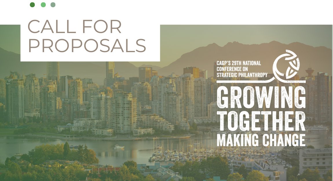 With #CAGP22 coming to a close... we are already turning our minds to Vancouver in 2023! Your voice matters - consider applying to speak at #CAGP23. More details: bit.ly/399Iozi