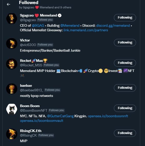 TheSixSense666's tweet photo. We are called #RealMVPGang
Still cant believe @9gagceo Followed me love you
I definitely someday will bring Some Huge project whitelist opportunity like Memeland to every member who support me and turn you the Real MVP
#startfromsmall https://t.co/CWWKxnClub