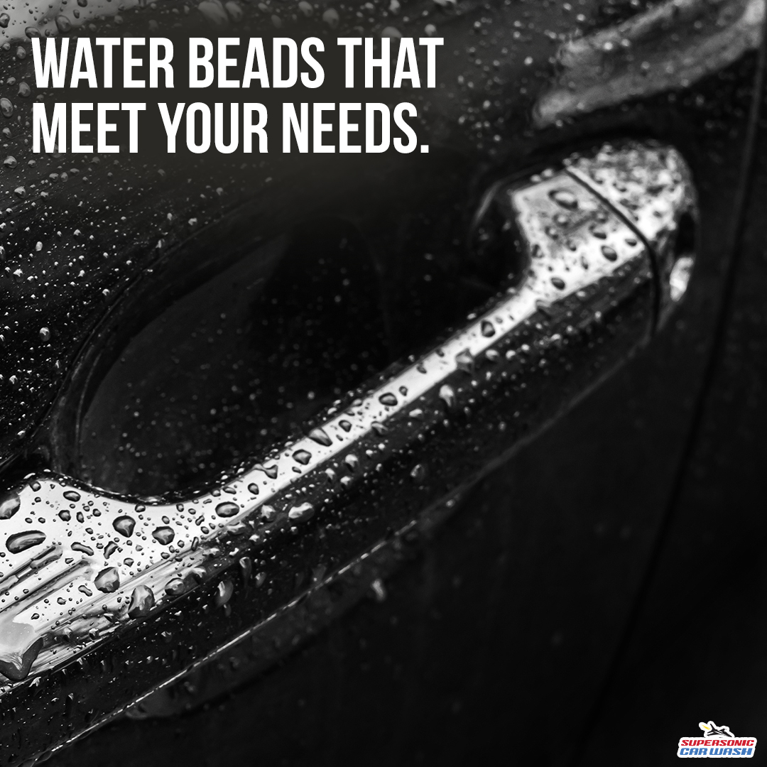supersonicwash's tweet photo. Our wax treatments ensure perfect water beads! Water beading means: 
1. A high-quality wax treatment 
2. Protection from dirt, grime &amp; debris
3. A rain-repellent surface 
4. Increased visibility in rain 

Find a Supersonic near you and roll through our car wash today! Link in Bio https://t.co/eUiWX4nNlj