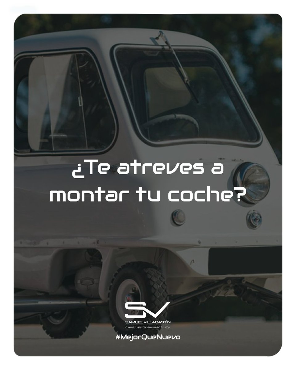 TallerSamuelV's tweet photo. ¿Eres un amante del Do It Yourself? ¿Te gusta montar tus muebles? Pues ahora también puedes montar tu propio coche. Este pequeño Peel P50 👉https://t.co/P2perufvdX , es el coche más pequeño del mundo y además le puedes montar tu mismo ¿Te atreves?🔧 #TSV #MejorQueNuevo https://t.co/PXnlhdMX4v