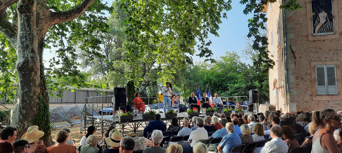 Depuis la #FermeGiaume à #CannesLaBocca pour la réunion publique d'@MartinAlex06 candidate aux #legislatives #Circo0608 !En présence de @davidlisnard @SebastienLeroy_ @DavidKonopnicki @Lucianokevin21 @senateurleroy @frankchikli #EBlanc #ChFonck #Le19JuinJeVoteAlexandraMartin