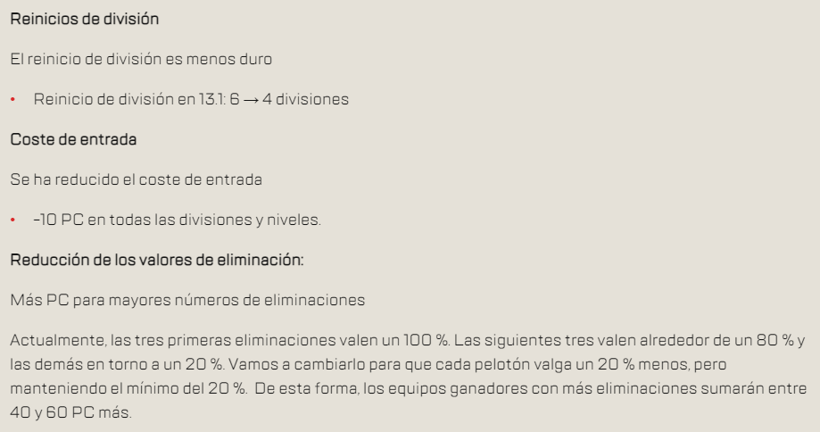 Próximos cambios en las clasificatorias 🙌

#ApexLegends