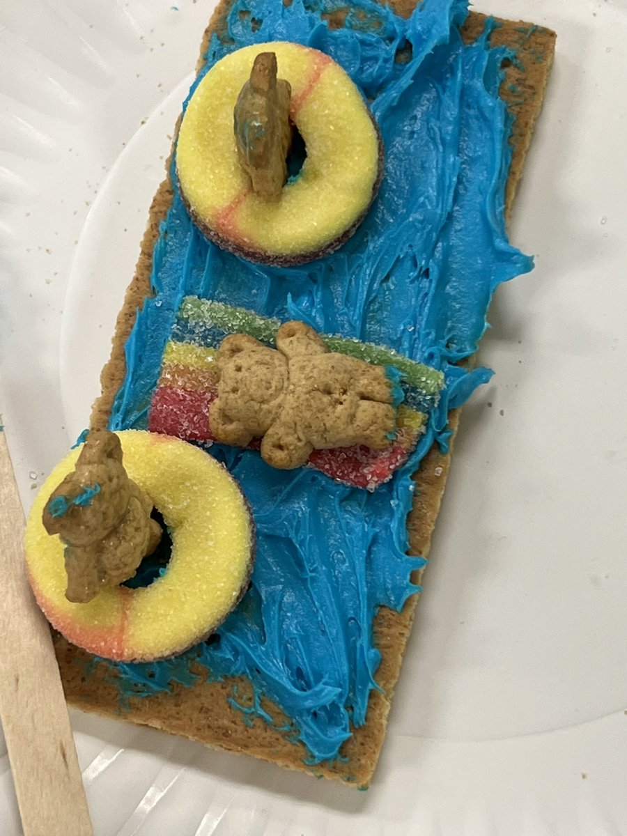 mchaffin's tweet photo. SOAR: beach week! We listen to ocean books on kids story time from YouTube! We made torn paper beach balls, drew/wrote about the ocean, AND made a fun ocean snack! @JEFCOED #SOAR @gardendaleel  @SnowRogersEl @MountOliveElem https://t.co/LDUGzQp6mA