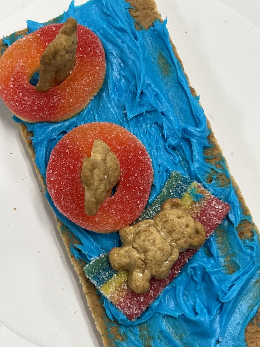mchaffin's tweet photo. SOAR: beach week! We listen to ocean books on kids story time from YouTube! We made torn paper beach balls, drew/wrote about the ocean, AND made a fun ocean snack! @JEFCOED #SOAR @gardendaleel  @SnowRogersEl @MountOliveElem https://t.co/LDUGzQp6mA