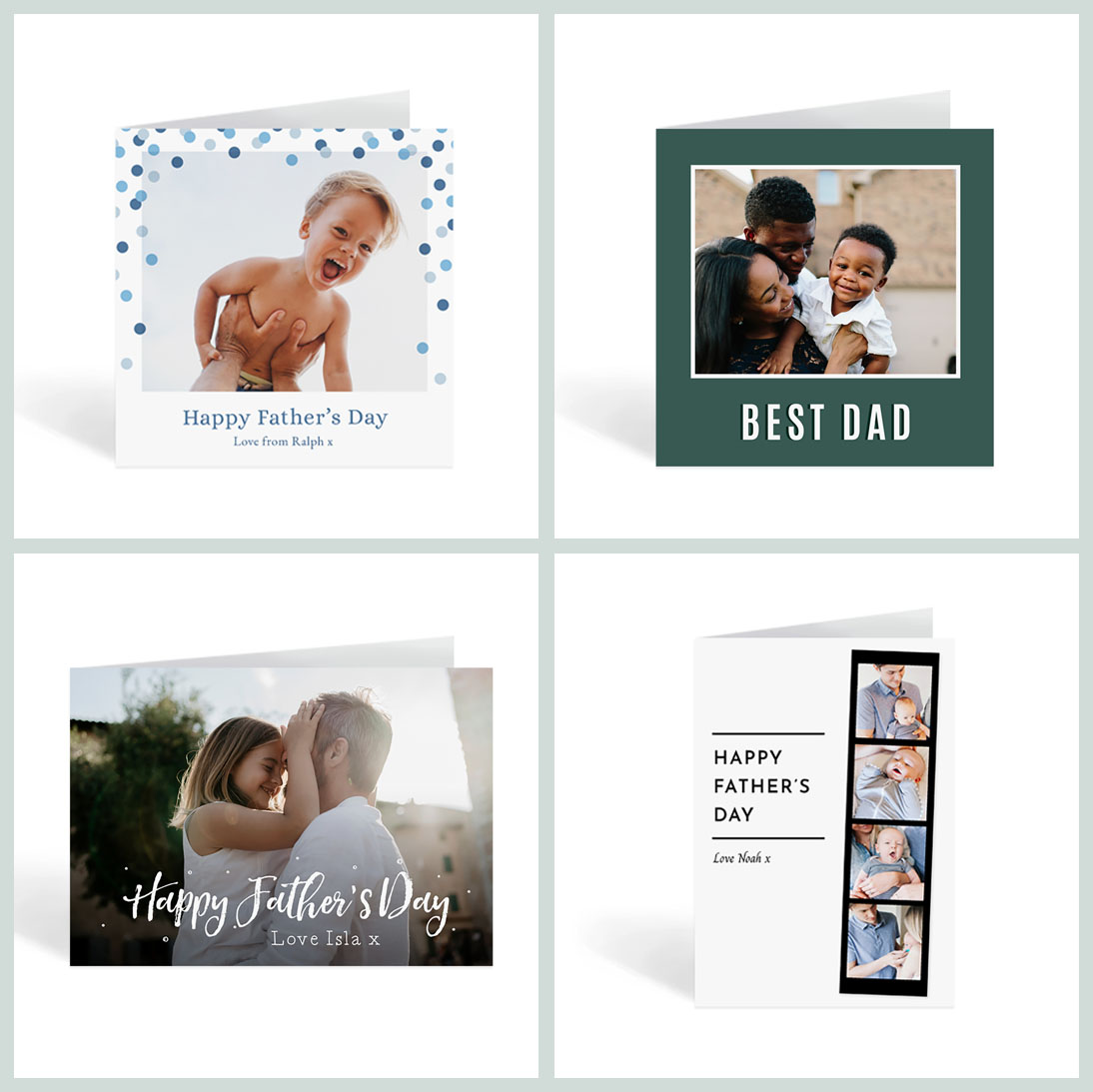 PostSnap's tweet image. Create a stunning, personal Father's Day card with your own photo and message! Order by 12 noon tomorrow for first class shipping 💌 bit.ly/3NPxAFu

#postsnap #fathersday2022 #fathersdayideas #fathersdaycards