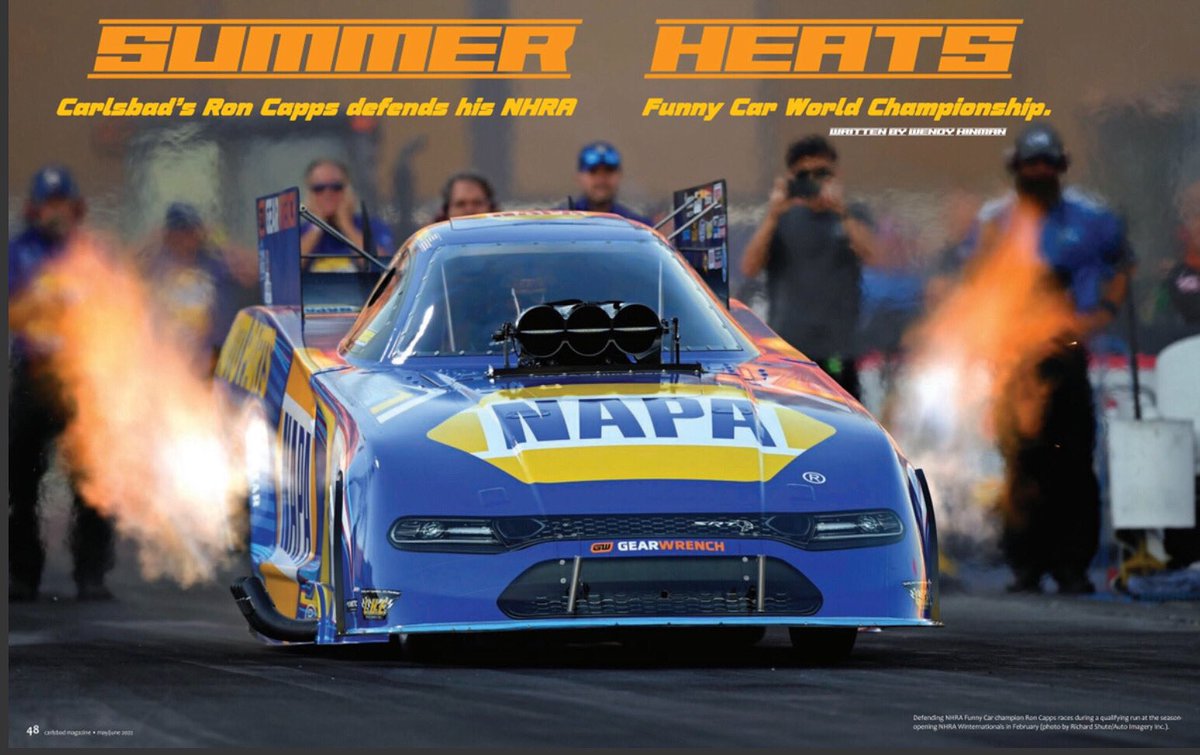 cbadmag's tweet photo. - SUMMER HEATS - 

What do you want to be when you grow up? It’s a good question. It takes us back to our fledging interests and emerging dreams. Carlsbad’s Ron Capps …

Full Post: 
https://t.co/09503yO0zn https://t.co/nB184jDI6R