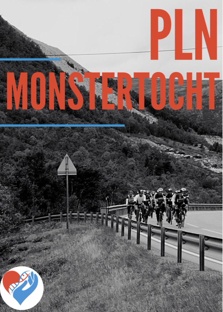 Aanstaande zaterdag en zondag, 18 en 19 juni, fietst onze collega <a href="/DMAPeeters/">Daan Peeters</a> “De Monstertocht” in Noorwegen: 568 kilometer binnen 24 uur!! 🤯 Hiermee wordt geld opgehaald voor onderzoek naar de genetische hartziekte #PLN. 

Wij wensen Daan en de andere deelnemers veel succes!💪🏻
