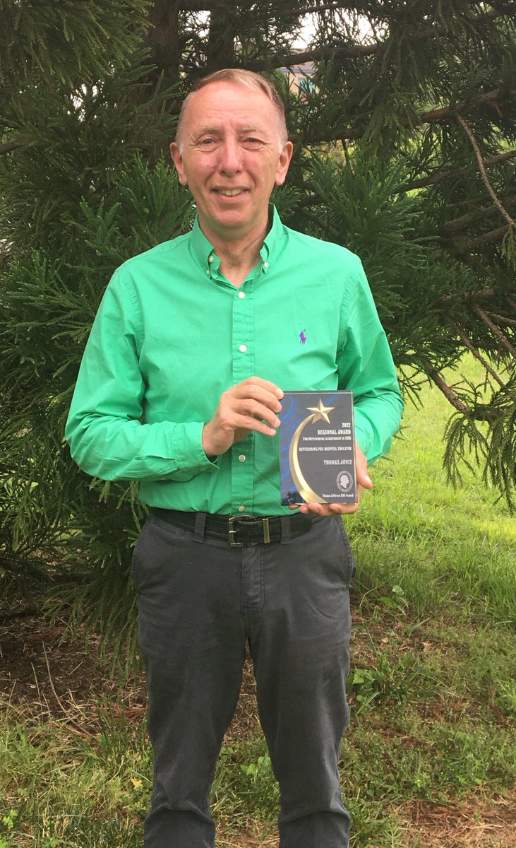 Congratulations to these TJEMS Regional Winners
Prehospital Educator - Thomas Joyce
Telecommunications Dispatcher - Brian Deane
EMS Health and Safety - Tyler Savage
Prehospital Provider - Jeremiah Fish