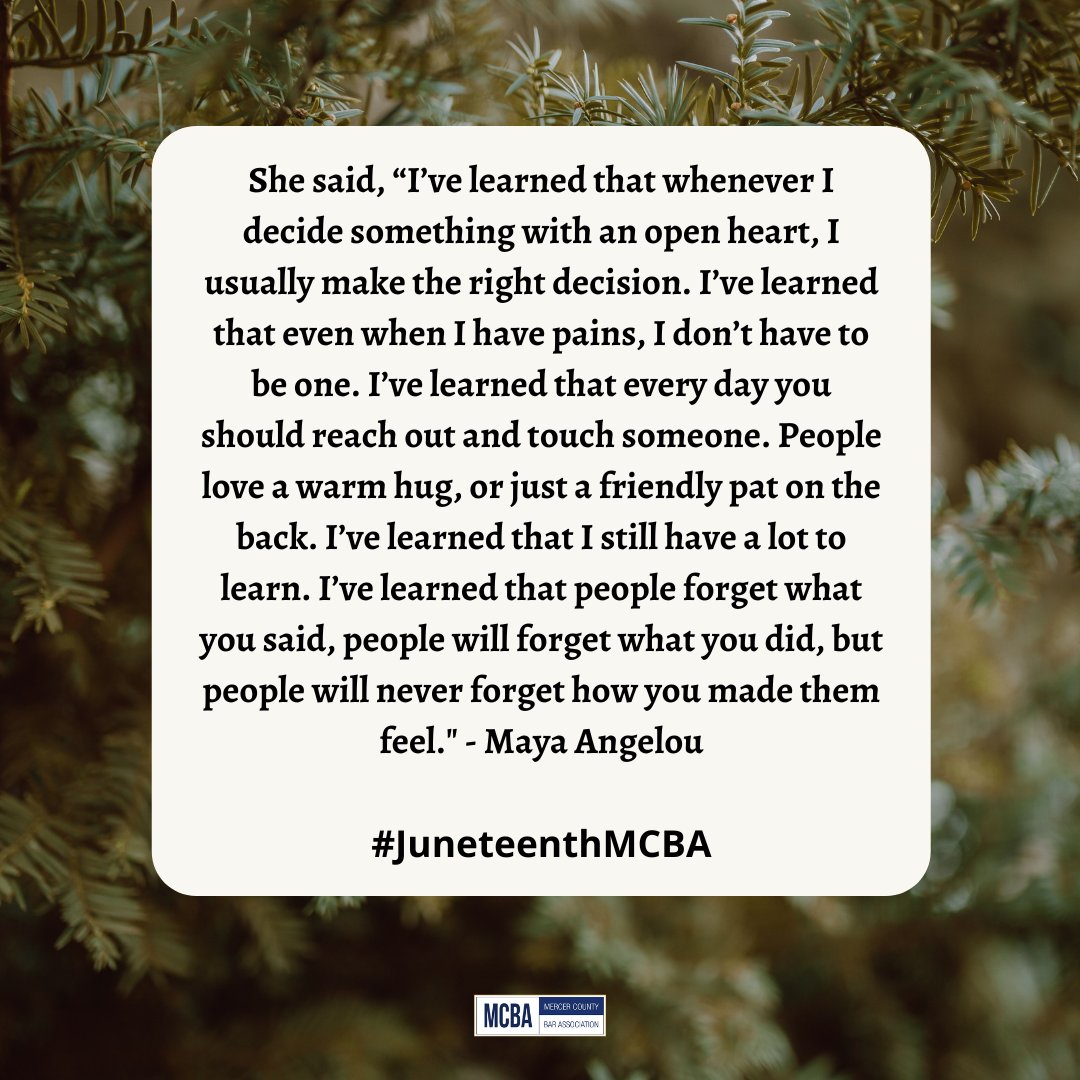 #JuneteenthMCBA