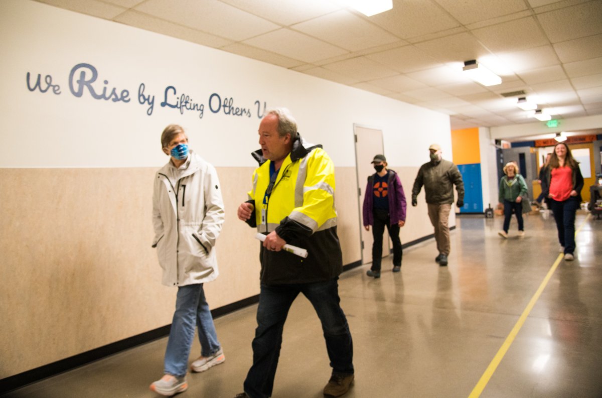 Earlier this week, the Bond Oversight Committee (BOC)  met to review the progress of the 2020 Bond. The group toured buildings and met to discuss a series of updates on multiple bond-related projects and topics. Read more on our blog at csd28j.org/2020bondupdates.