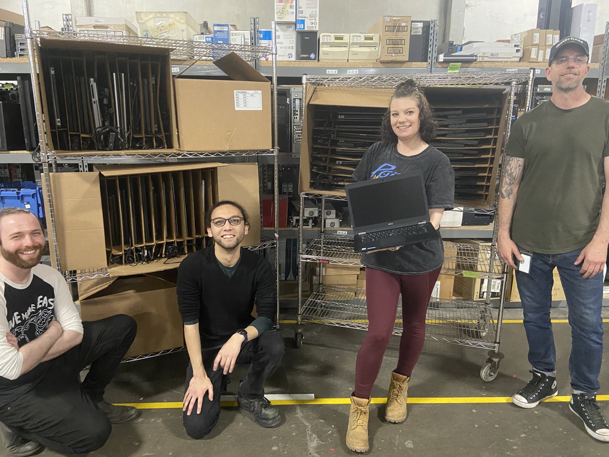 3rtechnology's tweet image. The team at 3R Technology just prepared and shipped 99 laptops to the Paraguay Foundation. It&apos;s the largest NGO in Paraguay working to solve poverty and unemployment issues. If you have surplus computers and want to give them a second life, contact 3R Technology